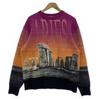 その他トップス ARIES 23AW HENGE KNIT JUMPER 総柄ニット (M) M マルチカラー