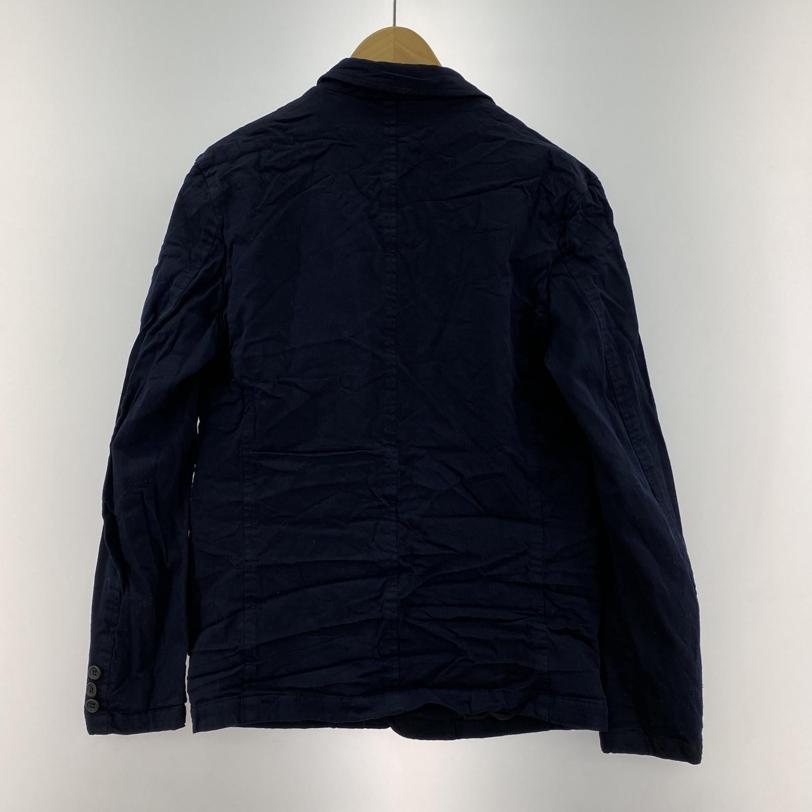 その他アウター COMME des GARCONS HOMME ポリ縮絨 製品染め デザインジャケット S 紺 S ネイビー