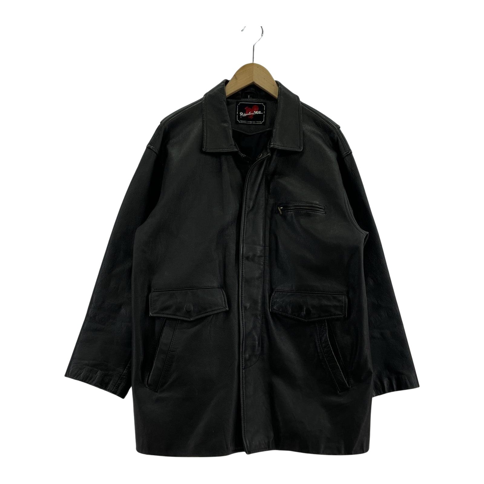 その他アウター rigorous mate レザージャケット 黒 L L ブラック