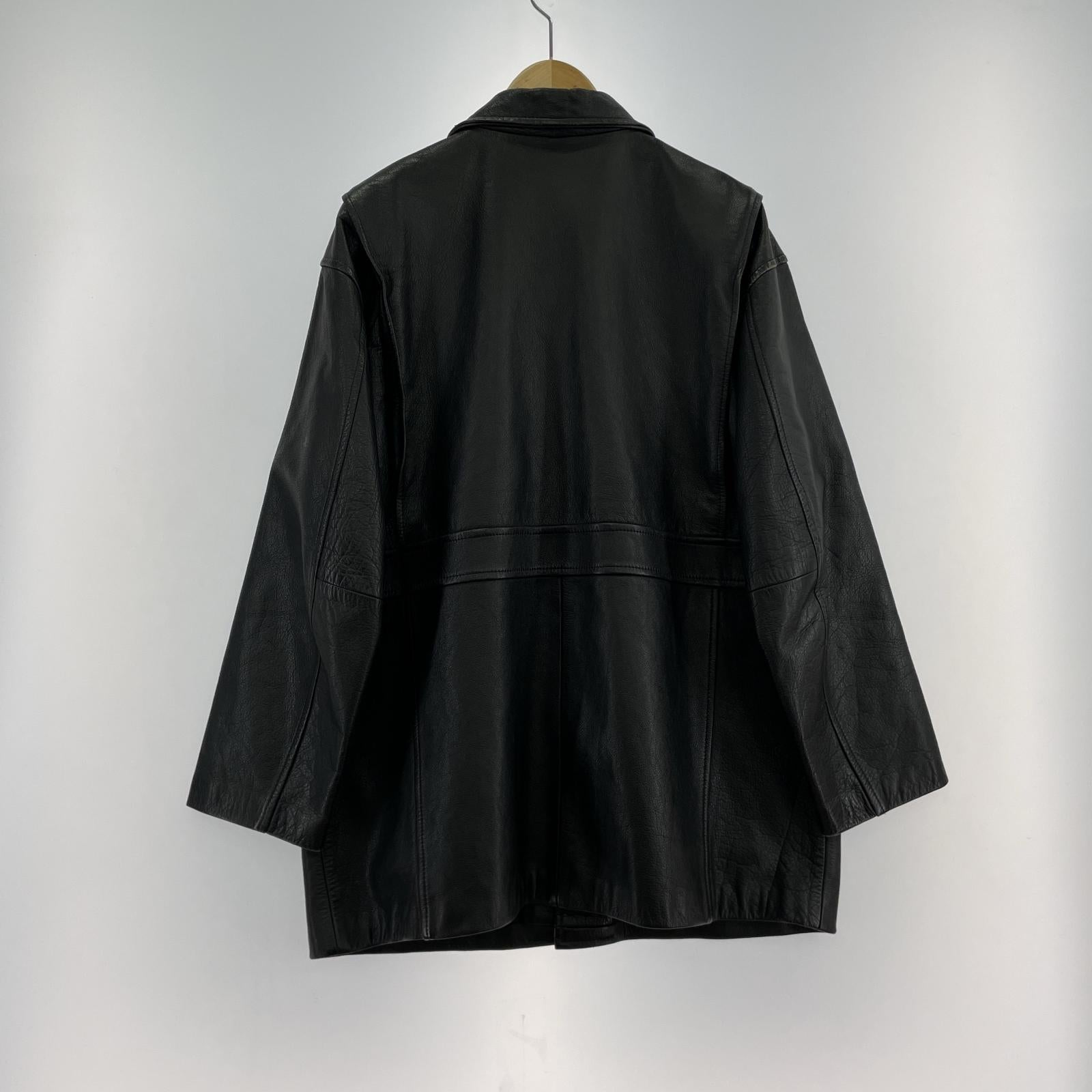 その他アウター rigorous mate レザージャケット 黒 L L ブラック