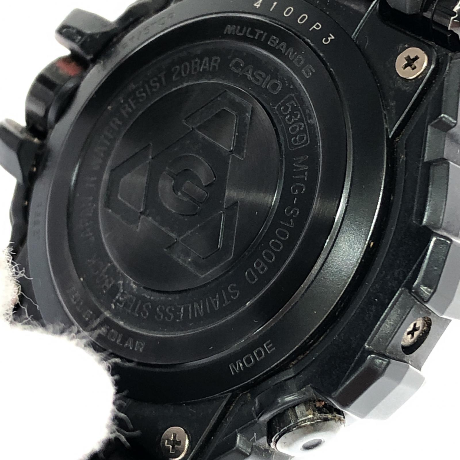 腕時計 G-SHOCK QZ 腕時計 MTG-S1000BD ブラック