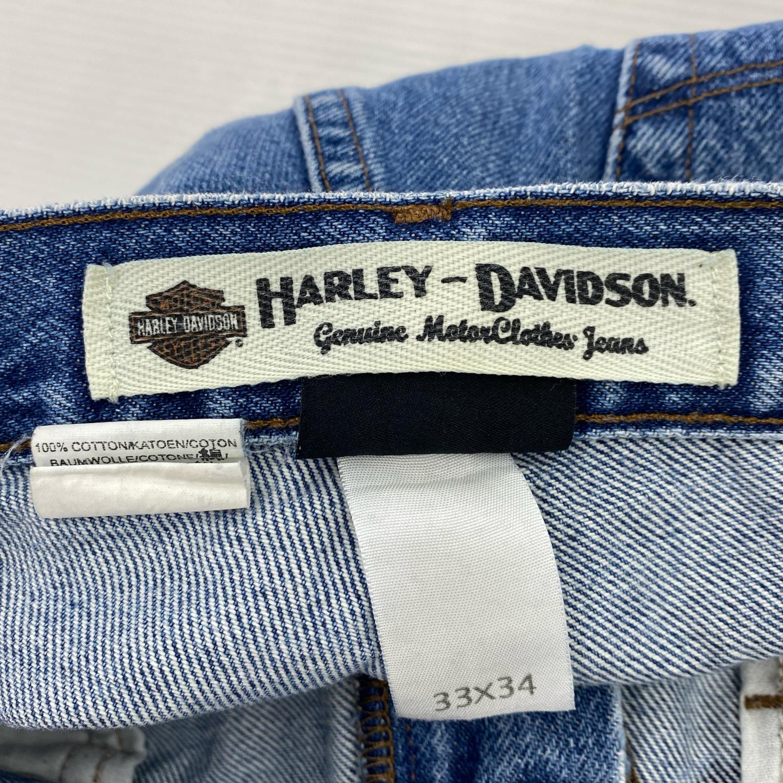 その他ボトムス Harley-Davidson デニムパンツ W33 33 ブルー