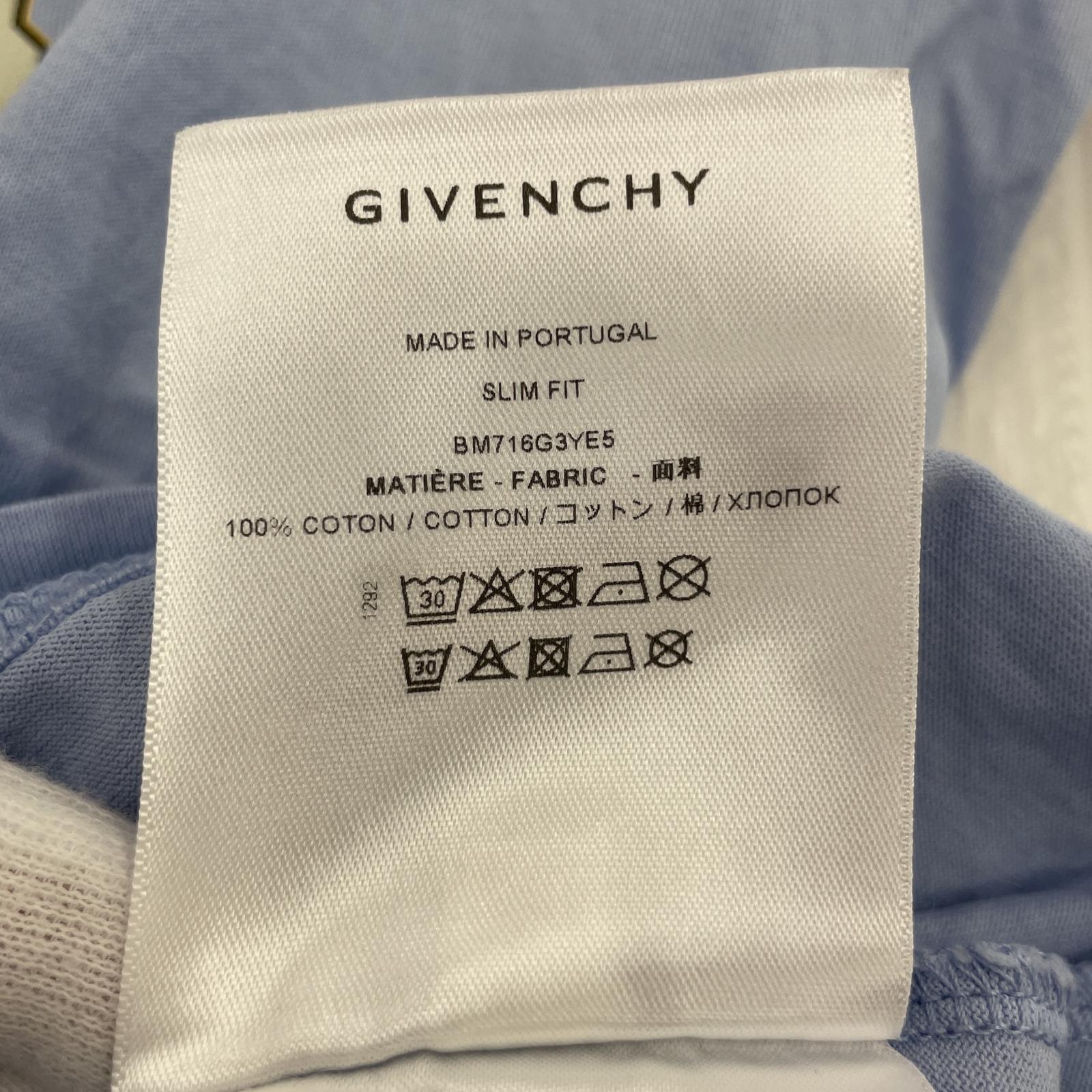 その他トップス GIVENCHY/Slim Fit T-SHIRT/BLU/ ブルー