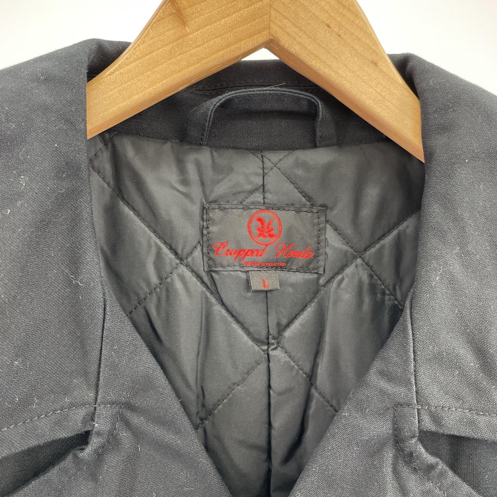 その他アウター Cropped Heads コート L L ブラック