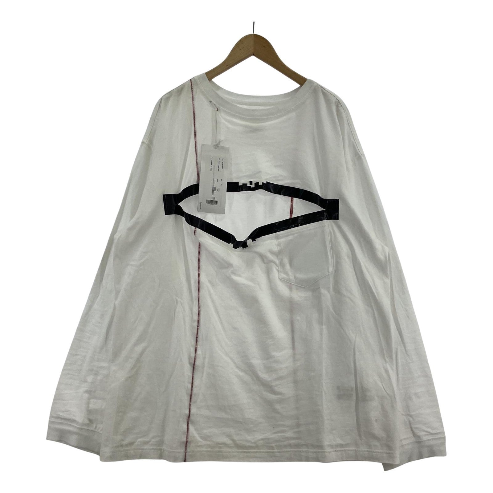 その他トップス TAKAHIRO MIYASHITA The SoloIst. L/S Oversized Noise Tee ホワイト
