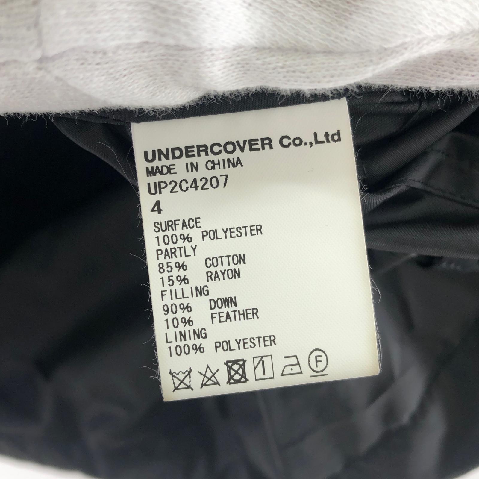 その他アウター UNDERCOVER 23AW トライバルモチーフ ダウンジャケット 4 ブラック 4 ブラック