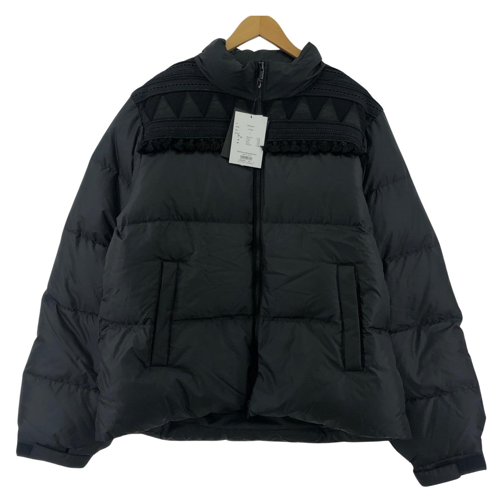 その他アウター UNDERCOVER 23AW トライバルモチーフ ダウンジャケット 4 ブラック 4 ブラック