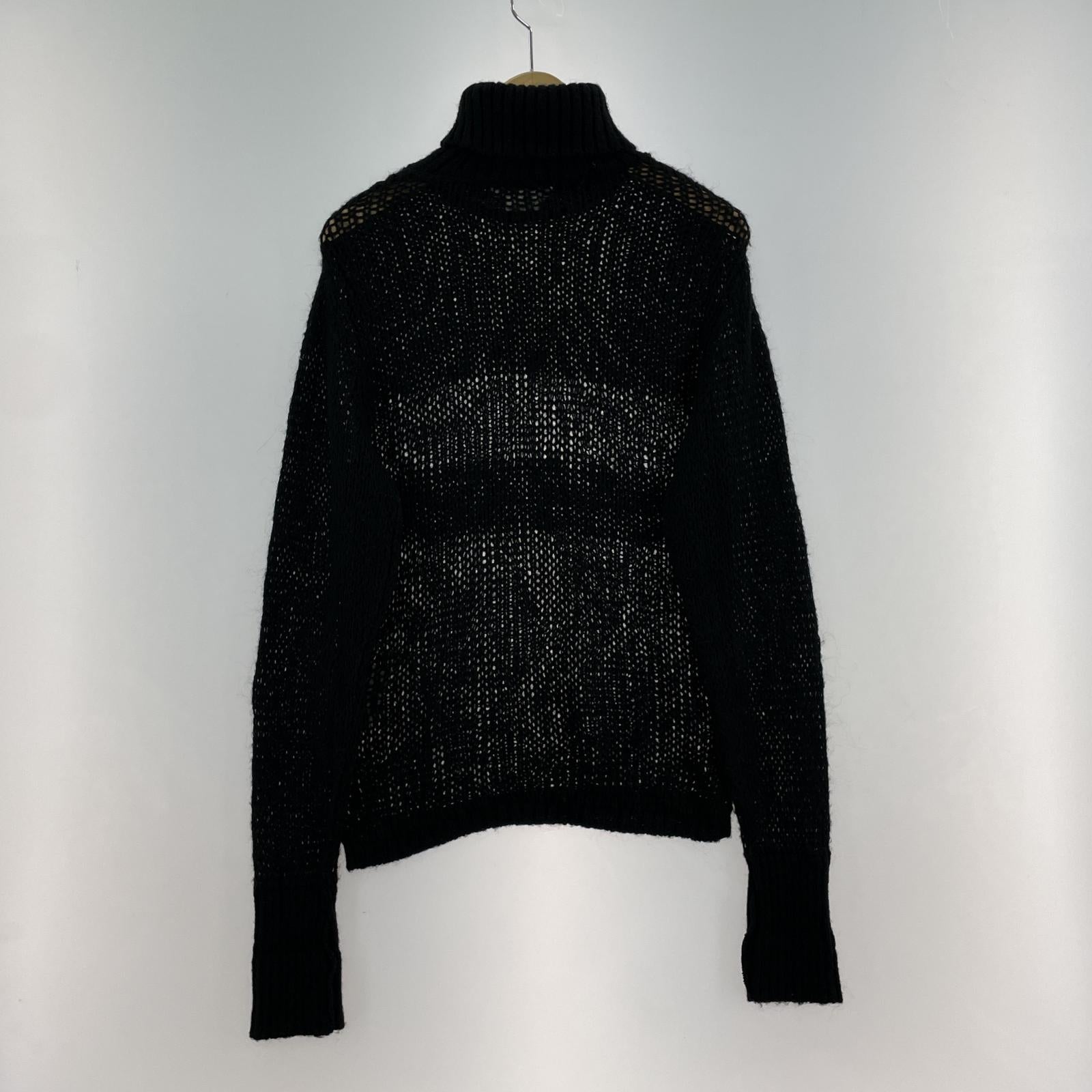 その他トップス GANRYU COMME des GARCONS モヘアタートルネック M ブラック M ブラック