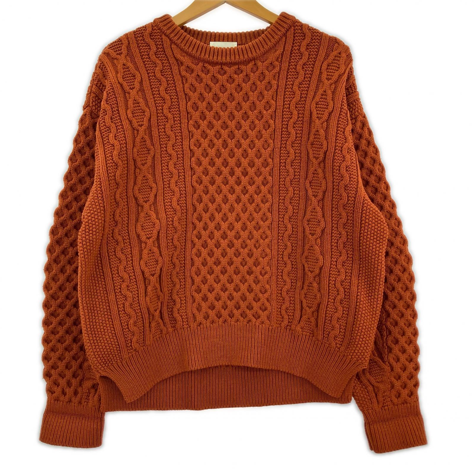 その他トップス Morris & Sons/ウールフィッシャーマーンニット/ ブラウン