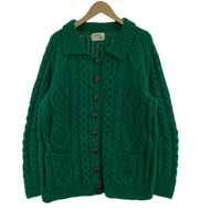 その他トップス OLD・VINTAGE DONEGAL TRADITION 80s ニットカーディガン グリーン