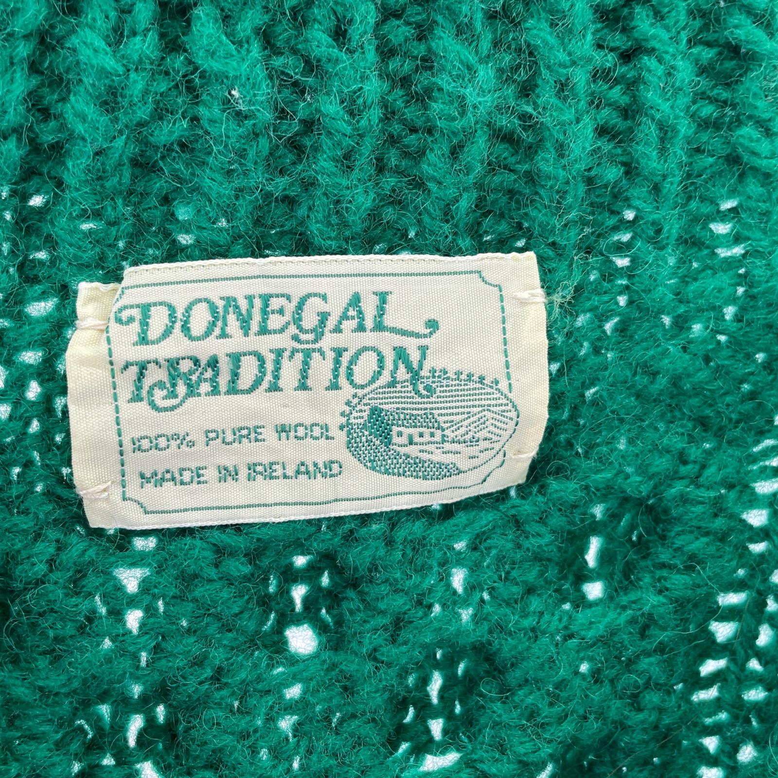 その他トップス OLD・VINTAGE DONEGAL TRADITION 80s ニットカーディガン グリーン