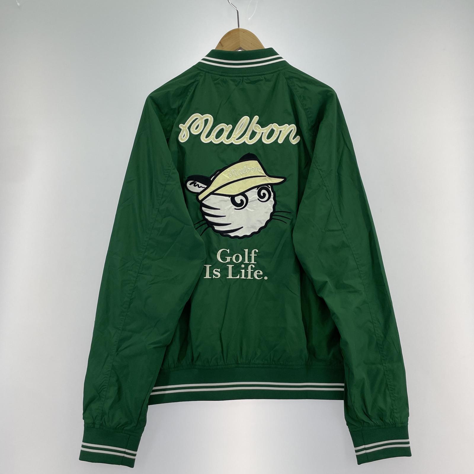 その他アウター MALBON ナイロンスタジャン L グリーン L グリーン