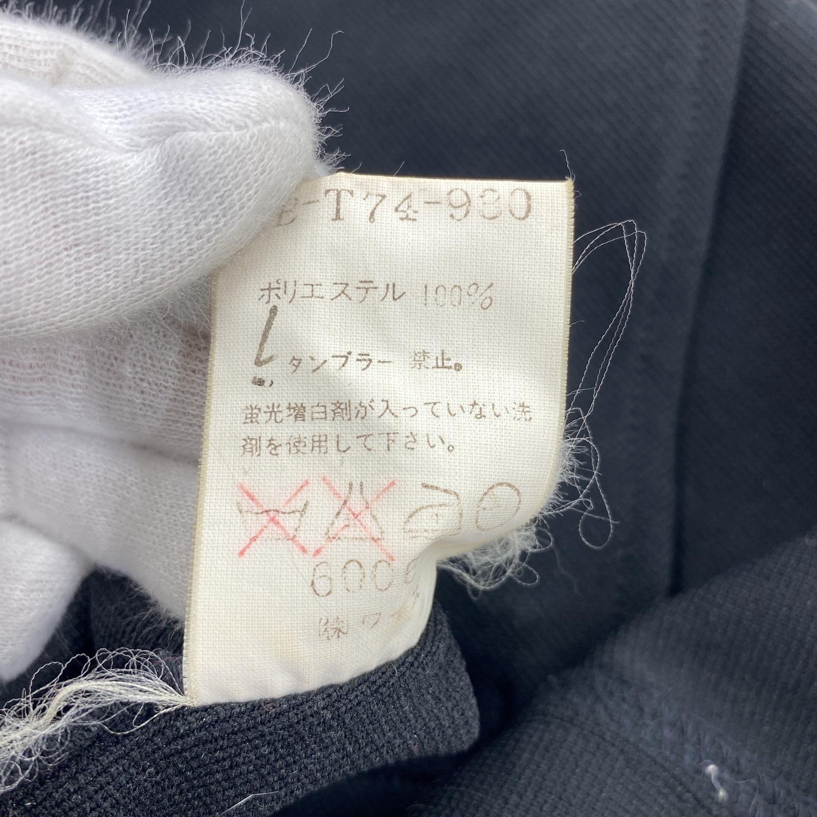 その他トップス Y's YE-T74-930 LS フックボタン ポリシャツ 黒 ブラック