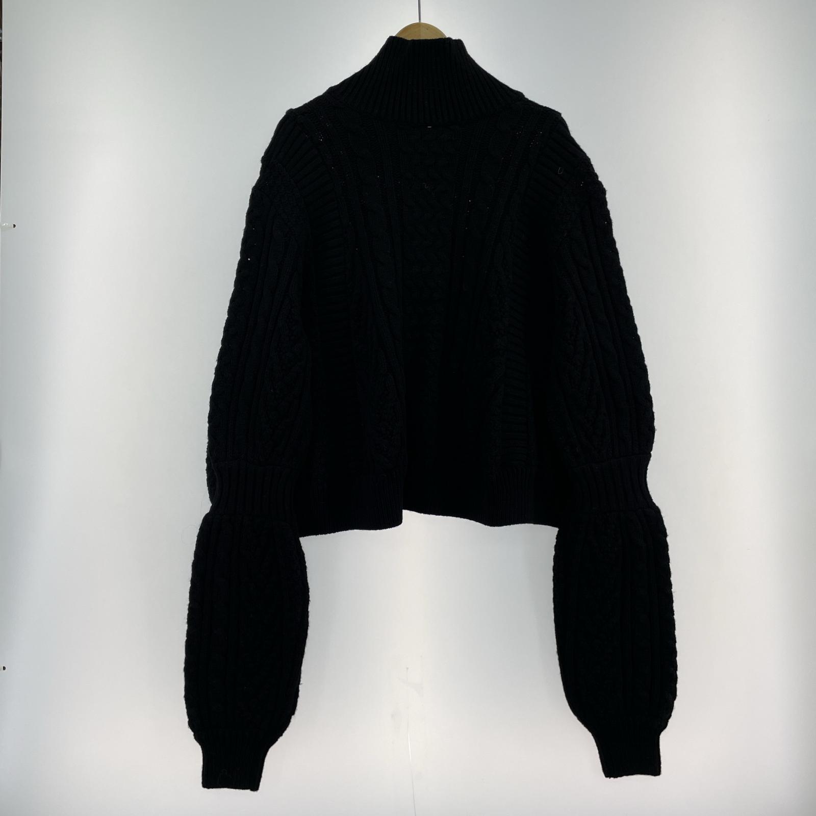 その他トップス noir kei ninomiya 23AW ニット S ブラック S ブラック
