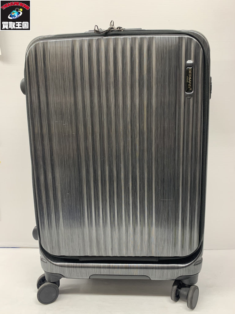 BERMAS INTER CITY スーツケース ブラックヘアライン 53L 60501 その他小物