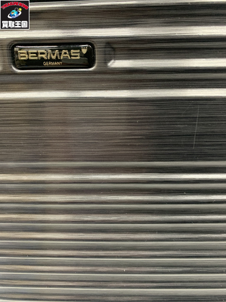 BERMAS INTER CITY スーツケース ブラックヘアライン 53L 60501 その他小物
