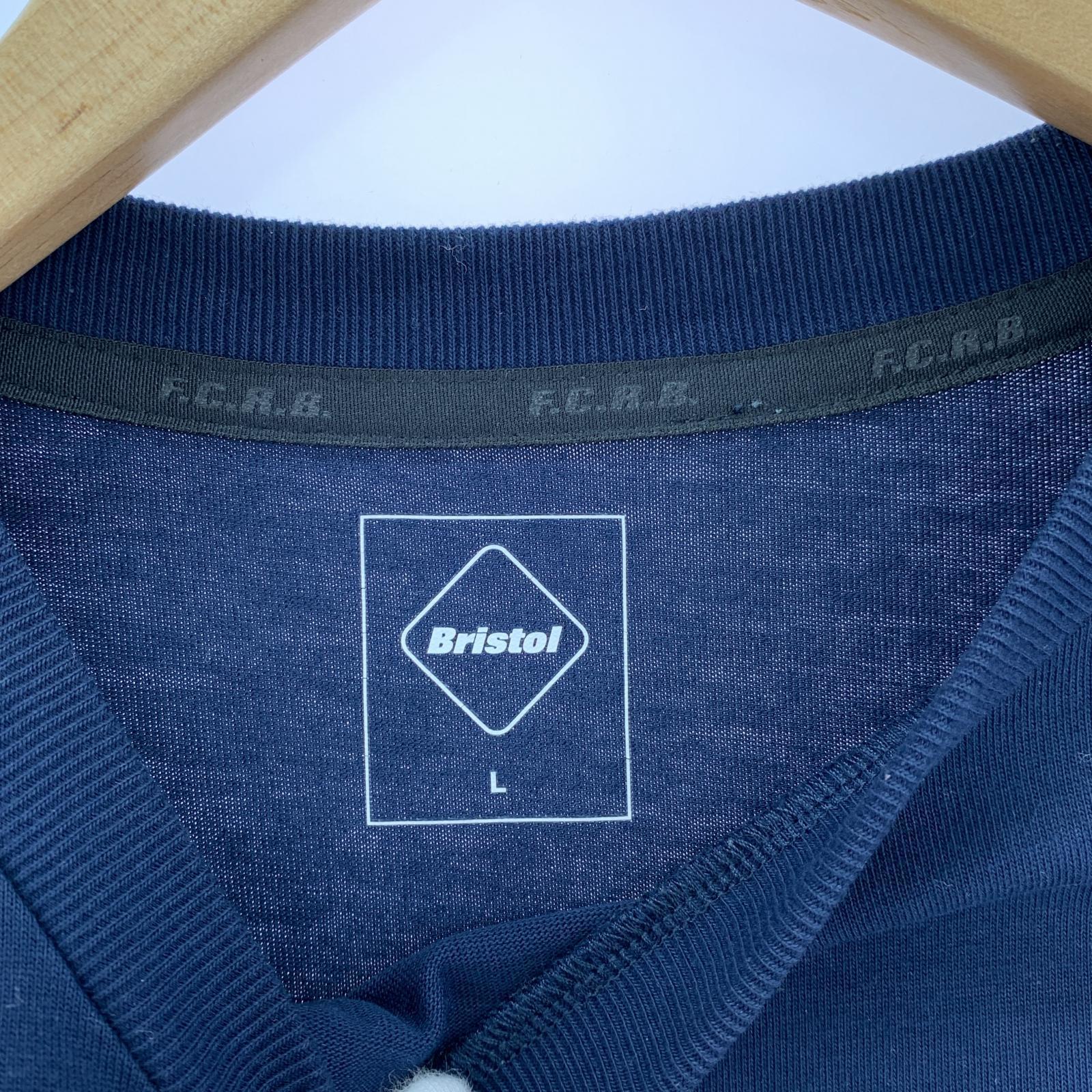 その他トップス F.C.R.B. 23SS BOX LOGO TEE NAVY L ネイビー