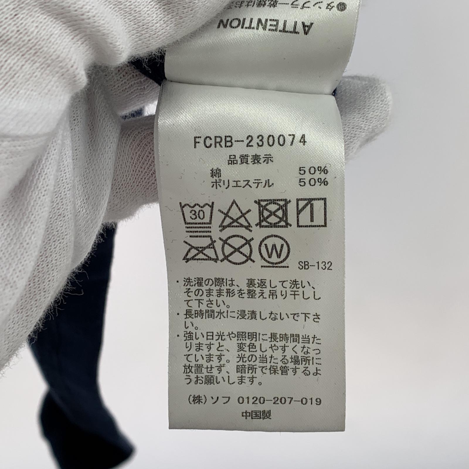 その他トップス F.C.R.B. 23SS BOX LOGO TEE NAVY L ネイビー