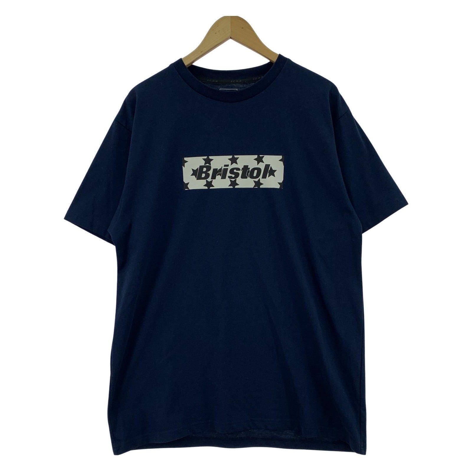 その他トップス F.C.R.B. 23SS BOX LOGO TEE NAVY L ネイビー