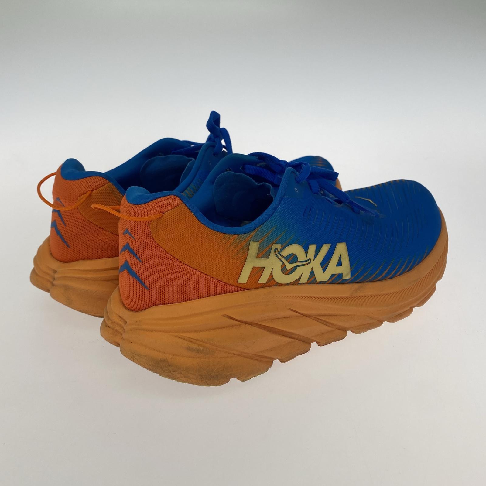 スニーカー HOKA ONE ONE M RINCON3 ローカットスニーカー ブルー/オレンジ (28.0cm) 28cm (US10 UK9 1/2 EU46) ブルー