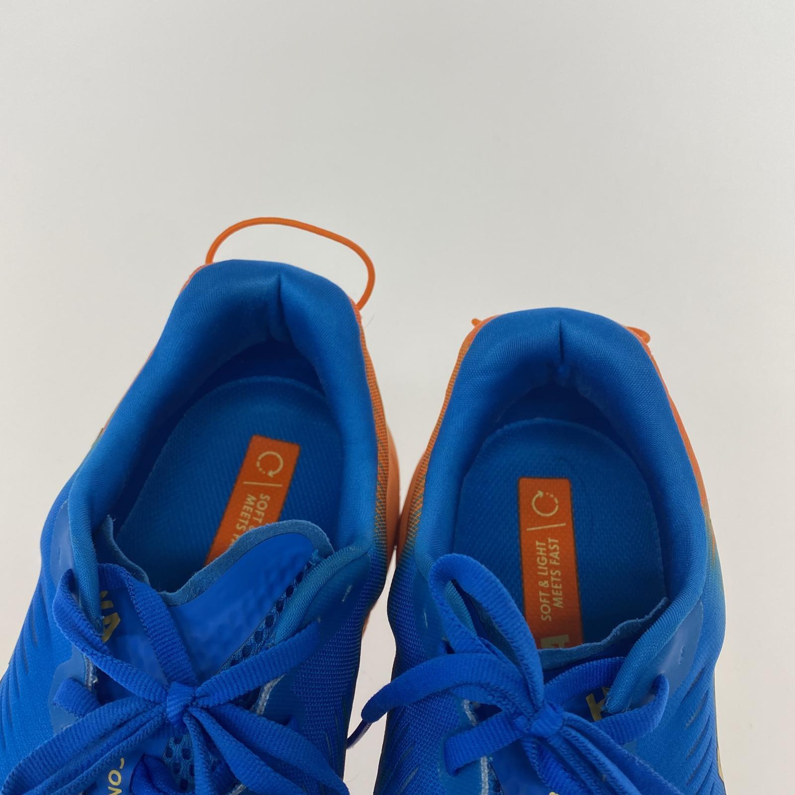 スニーカー HOKA ONE ONE M RINCON3 ローカットスニーカー ブルー/オレンジ (28.0cm) 28cm (US10 UK9 1/2 EU46) ブルー