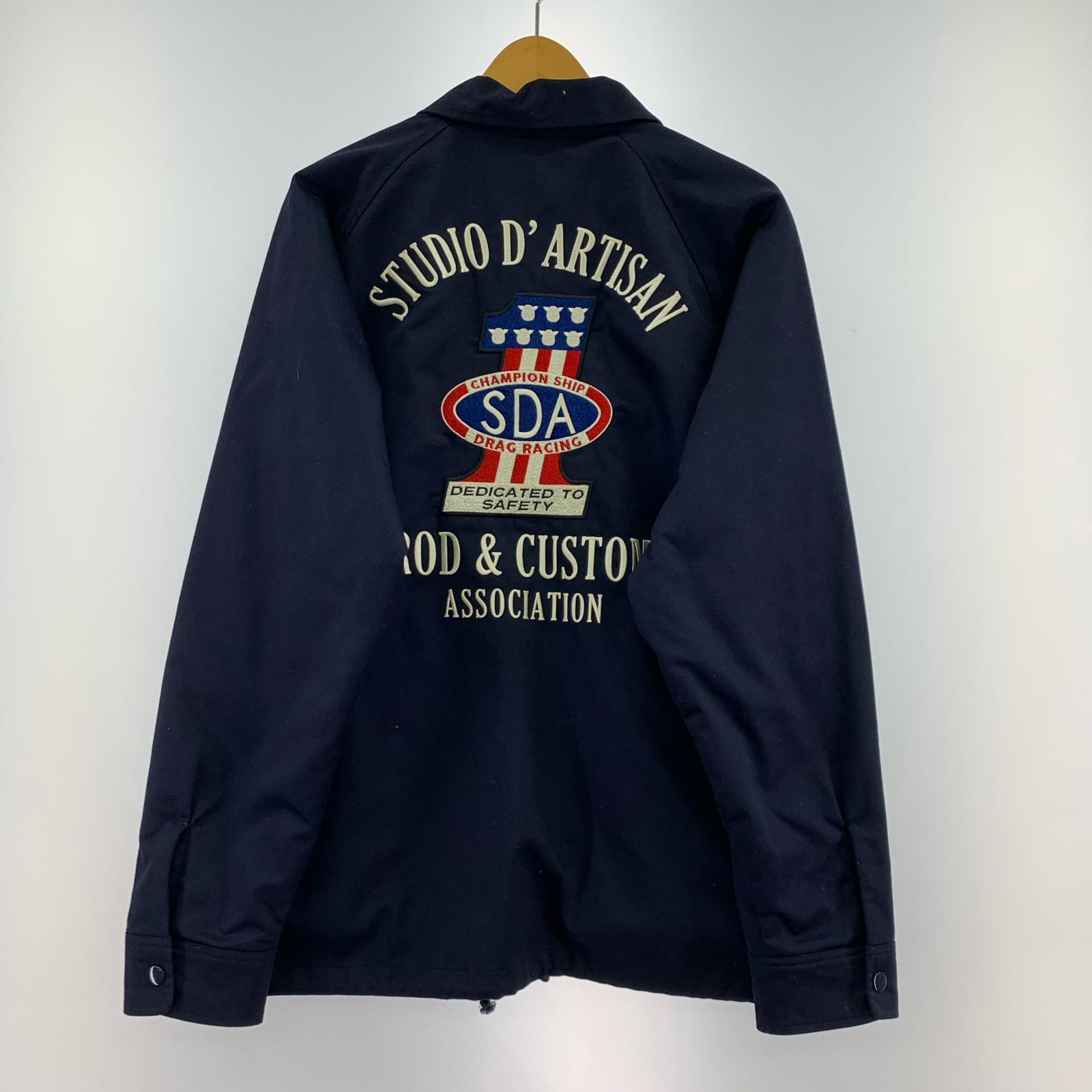 その他アウター STUDIO D’ARTISAN Boa Coach Jacket 4582 (40) 40 ネイビー