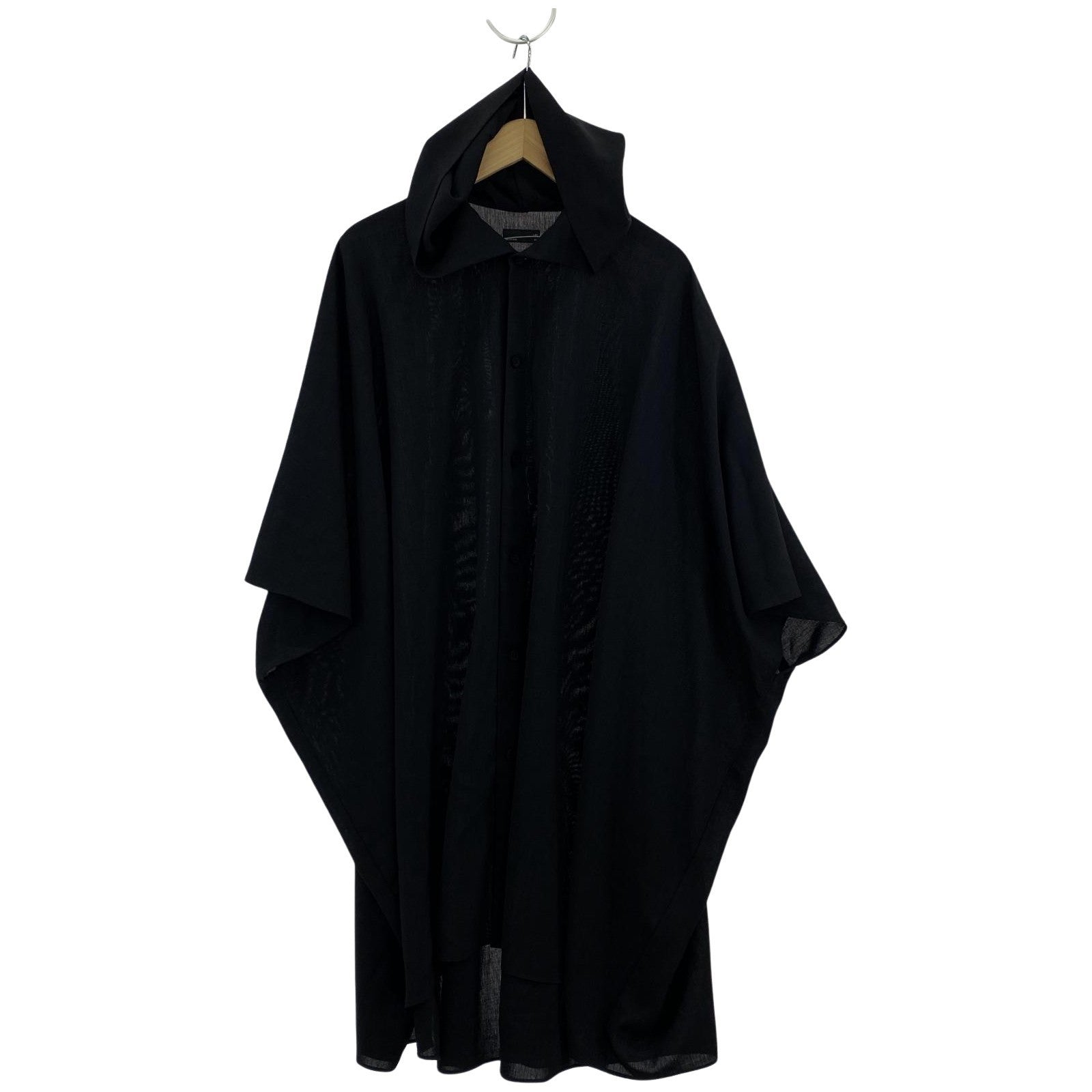 その他アウター LAD MUSICIAN SPUN LAWN HOODED SLEEVELESS 44 44 ブラック