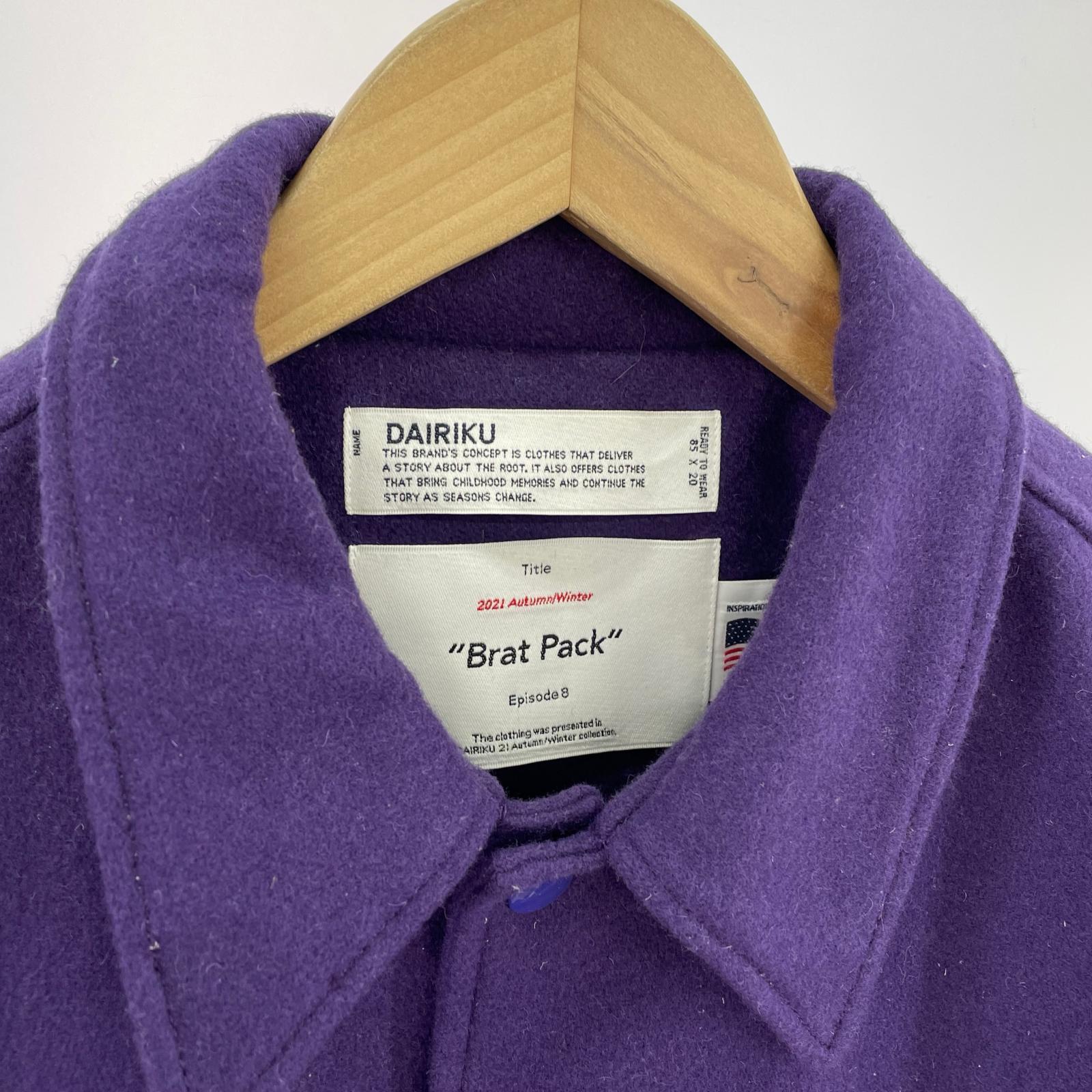 その他アウター DAIRIKU Andrew Stadium Jacket スタジャン M パープル M