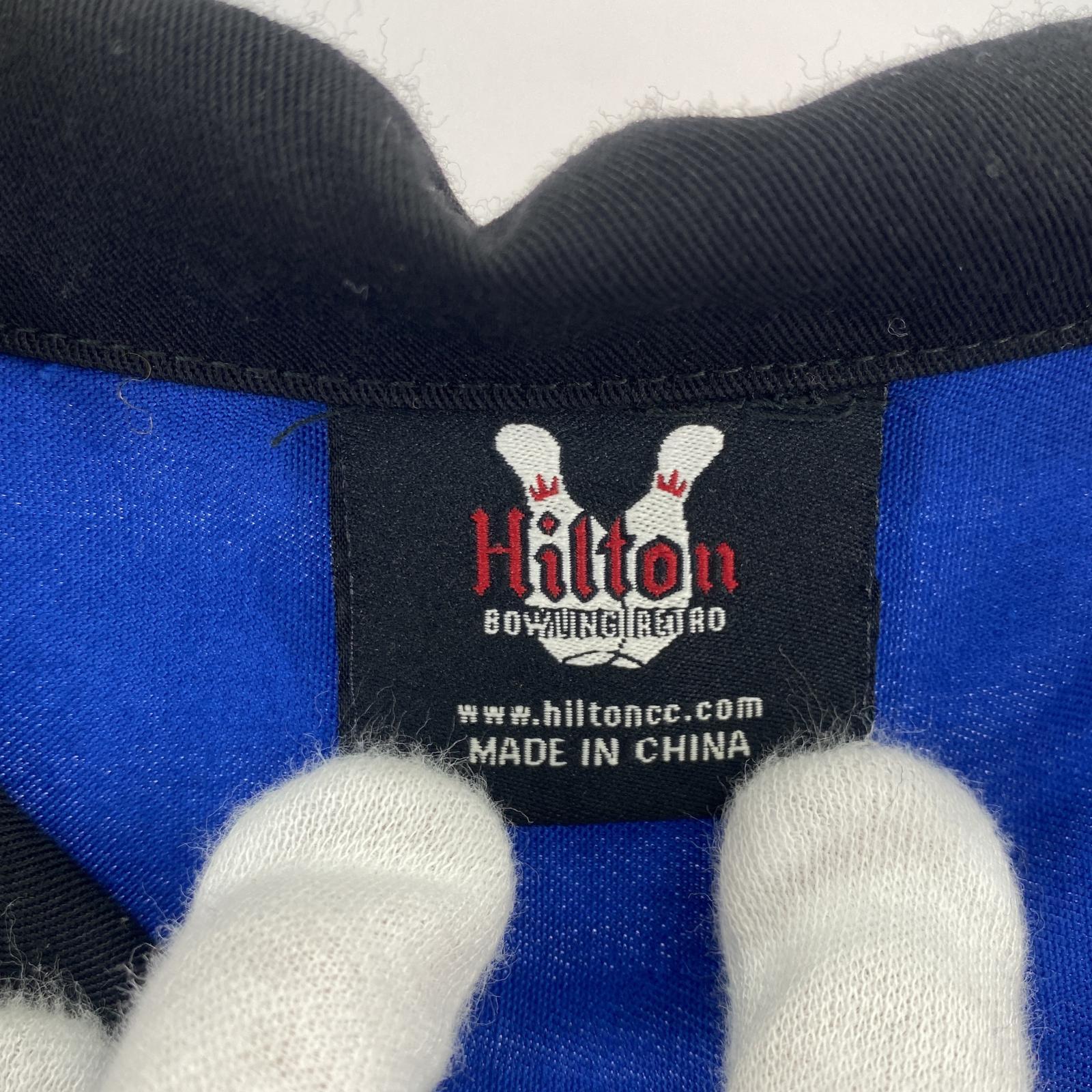 長袖シャツ Hilton ボーリングシャツ/L L