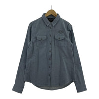 長袖シャツ Harley-Davidson L/Sコットンシャツ グレー S