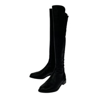 ブーツ STACCATO ロングブーツ 24.5cm 24.5cm (US6 1/2 UK6 EU39) ブラック