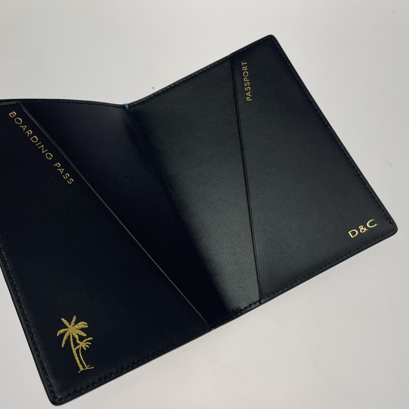 その他アクセサリー SMYTHSON/パスポートケース ネイビー