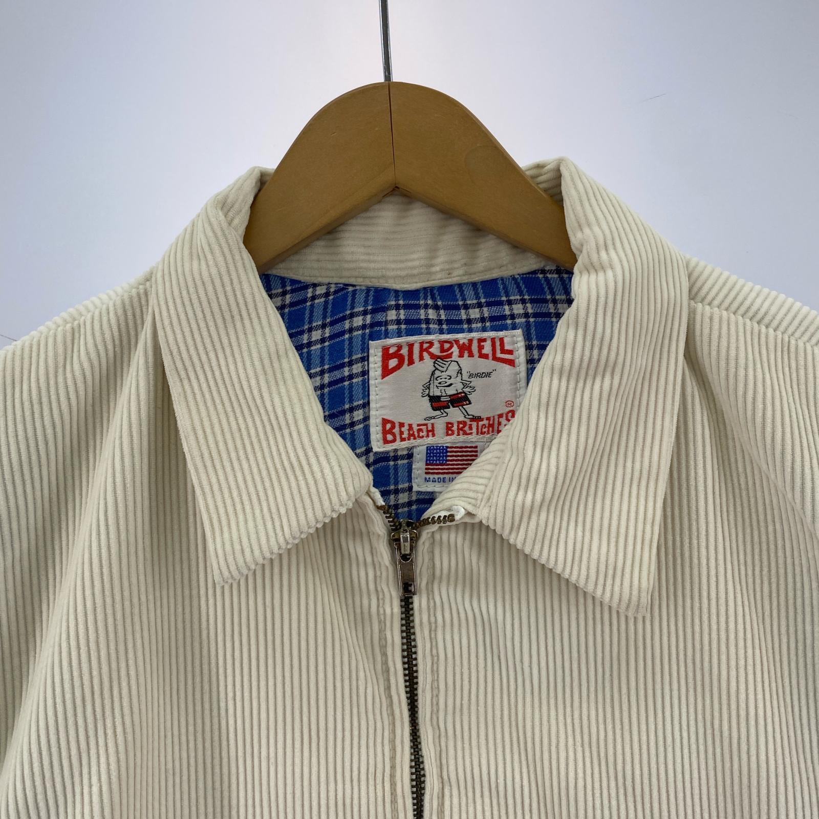 ジャケット BIRDWELL BEACH BRITCHES/USA製/コーデュロイジャケット(L) L ホワイト