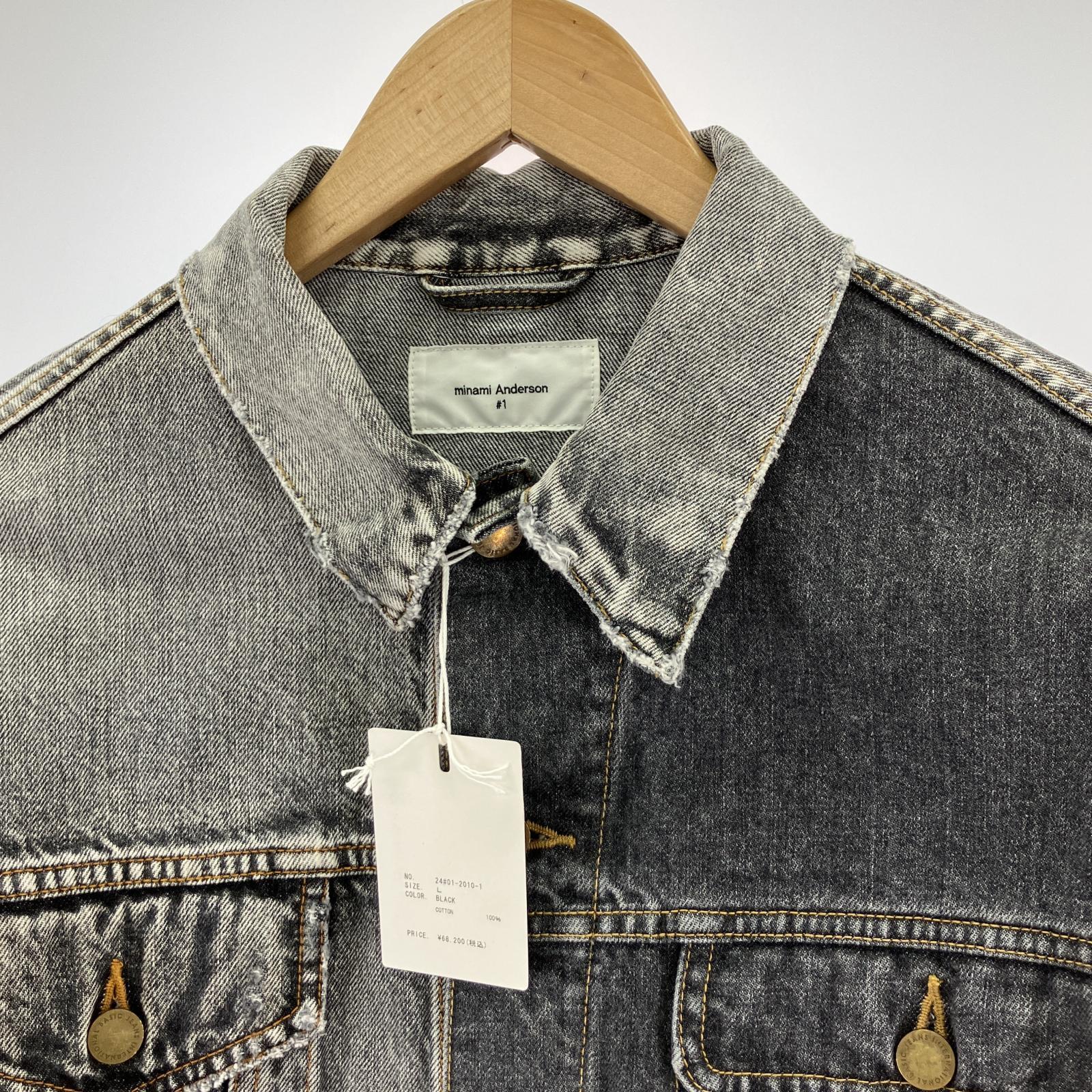 その他アウター minami anderson LE-THIRD DENIM JACKET 黒 (1) ブラック