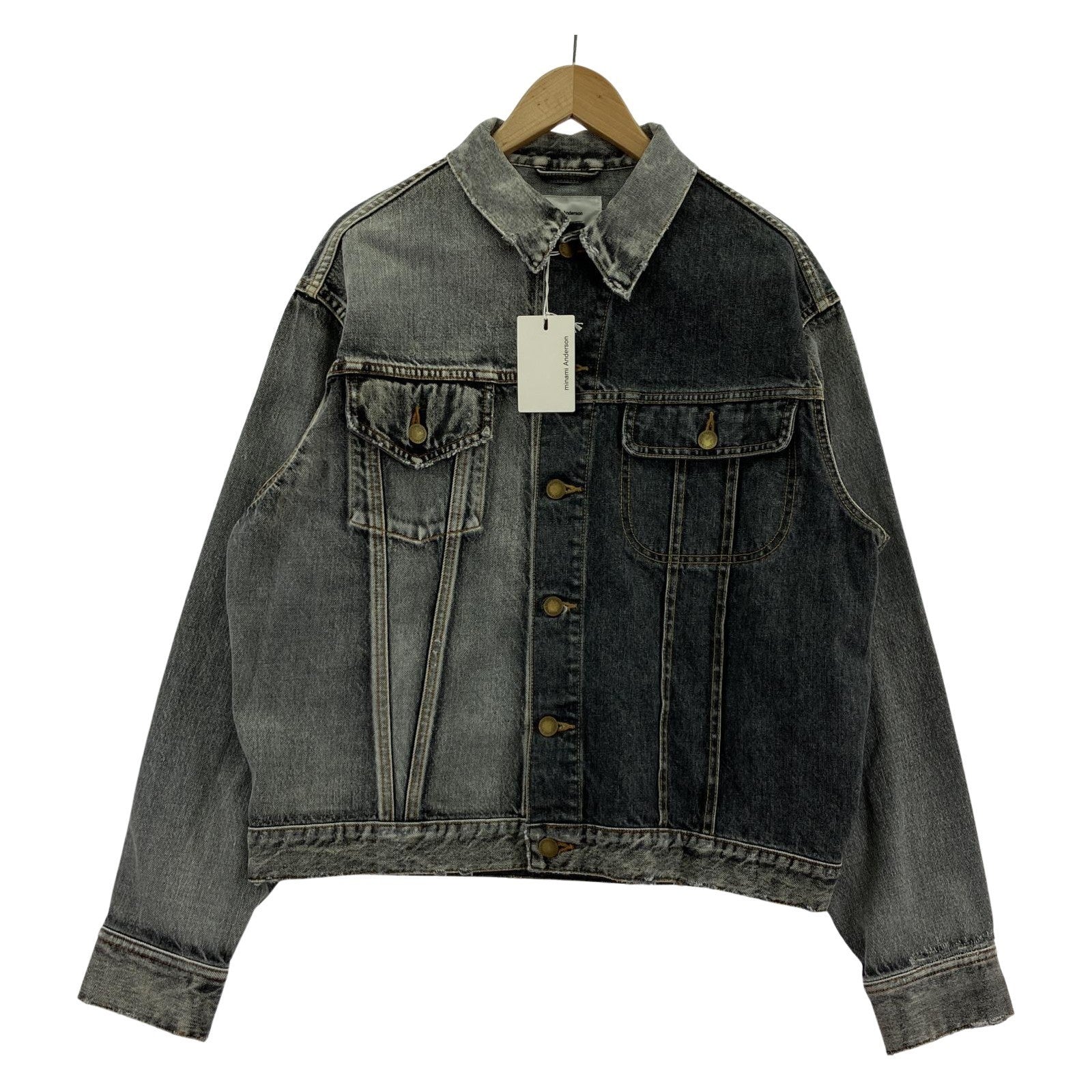 その他アウター minami anderson LE-THIRD DENIM JACKET 黒 (1) ブラック