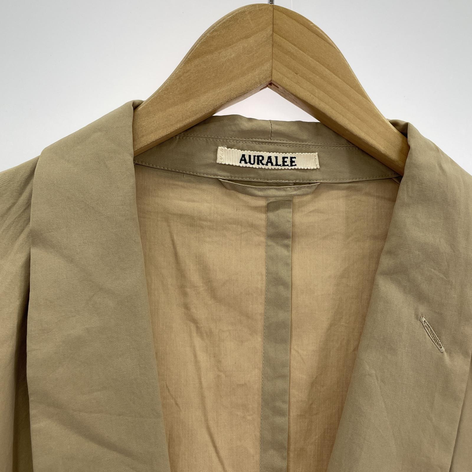 その他アウター AURALEE 18SS SHAWL COLLAR JACKET ベージュ (4)