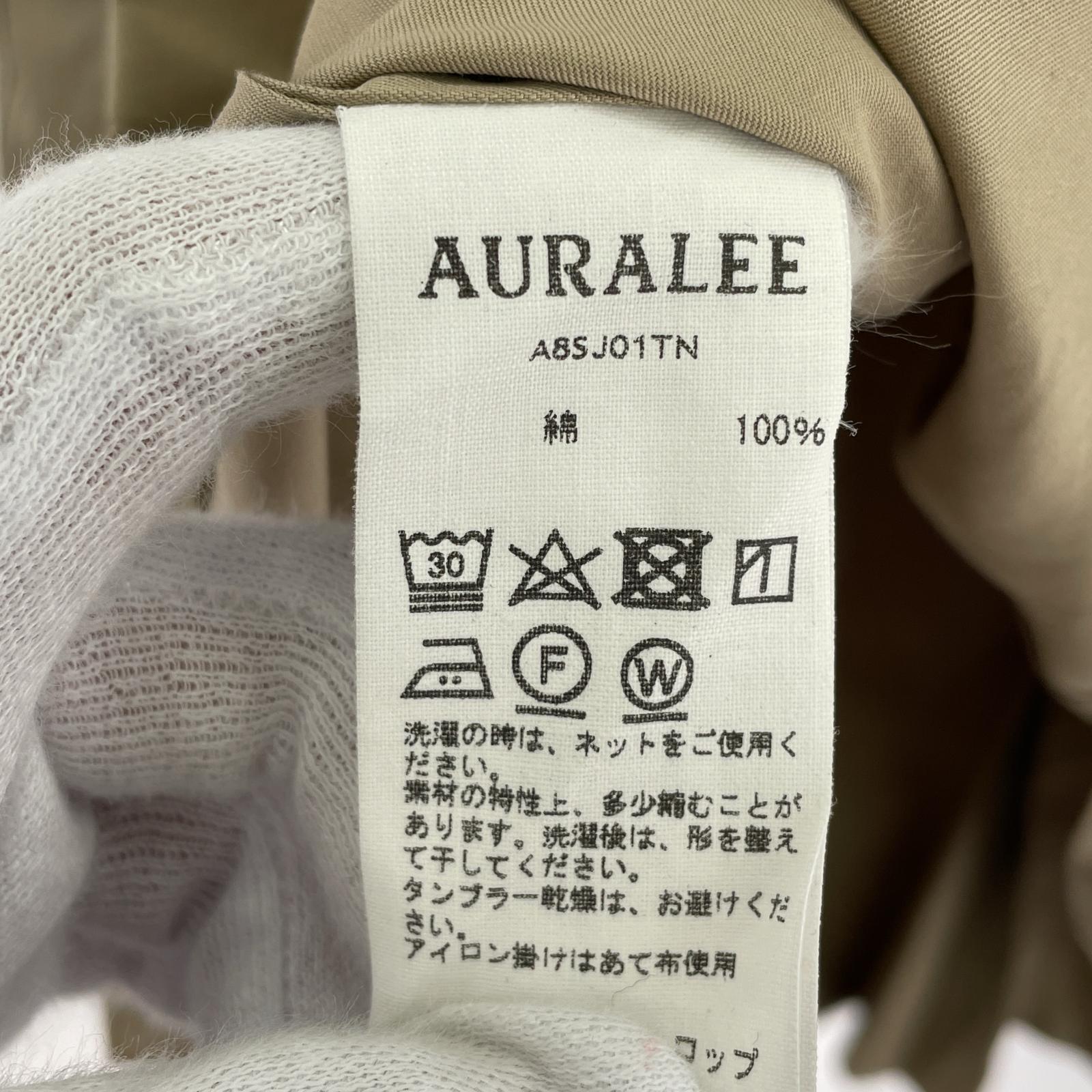 その他アウター AURALEE 18SS SHAWL COLLAR JACKET ベージュ (4)