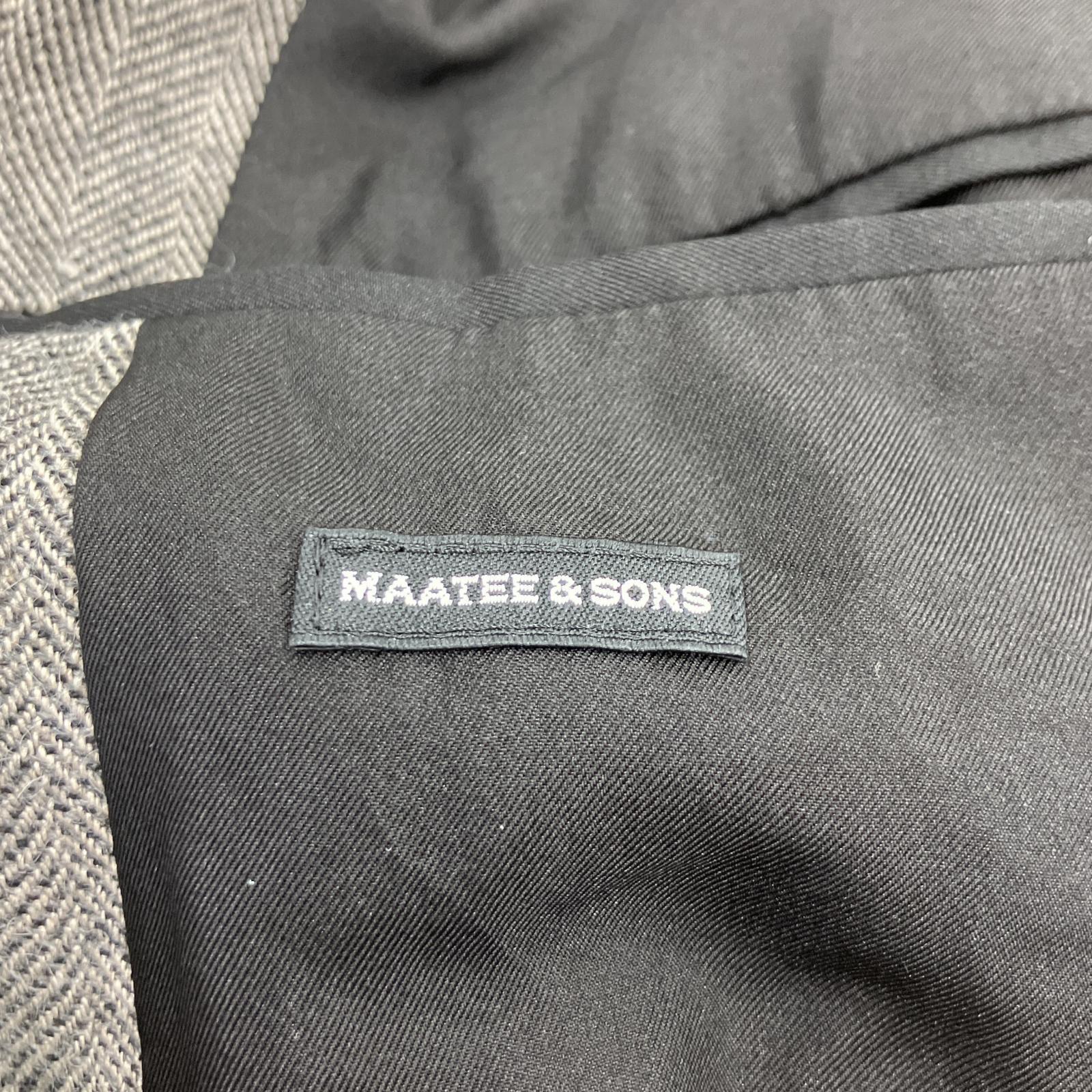 その他アウター MAATEE&SONS ウール テーラード ジャケット グレー (3) 3 グレー