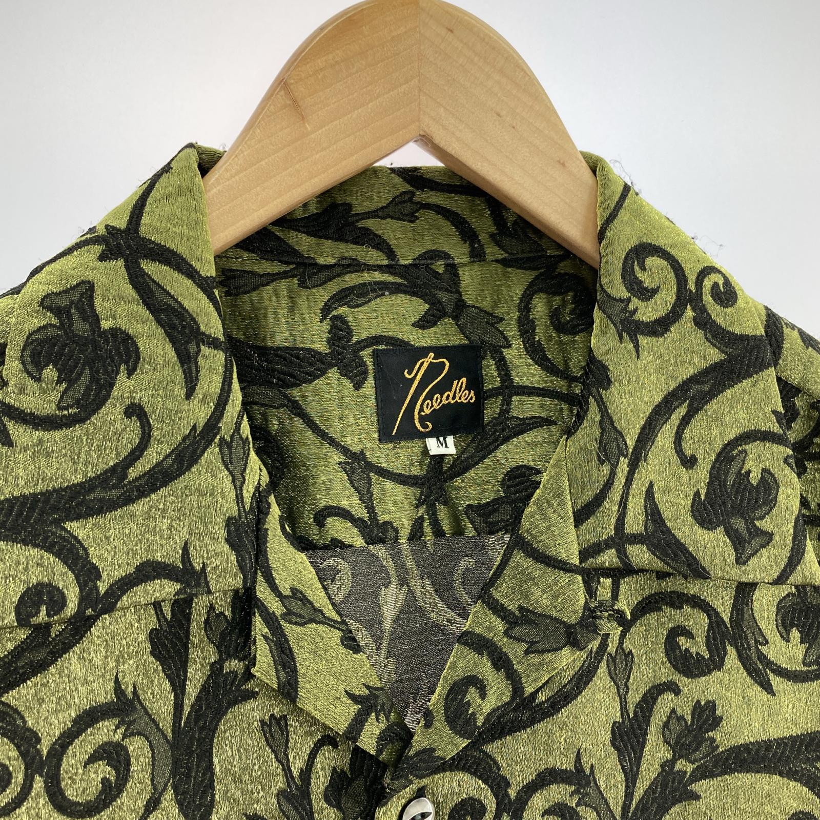 長袖シャツ Needles/C.O.B. Classic Shirt A M グリーン
