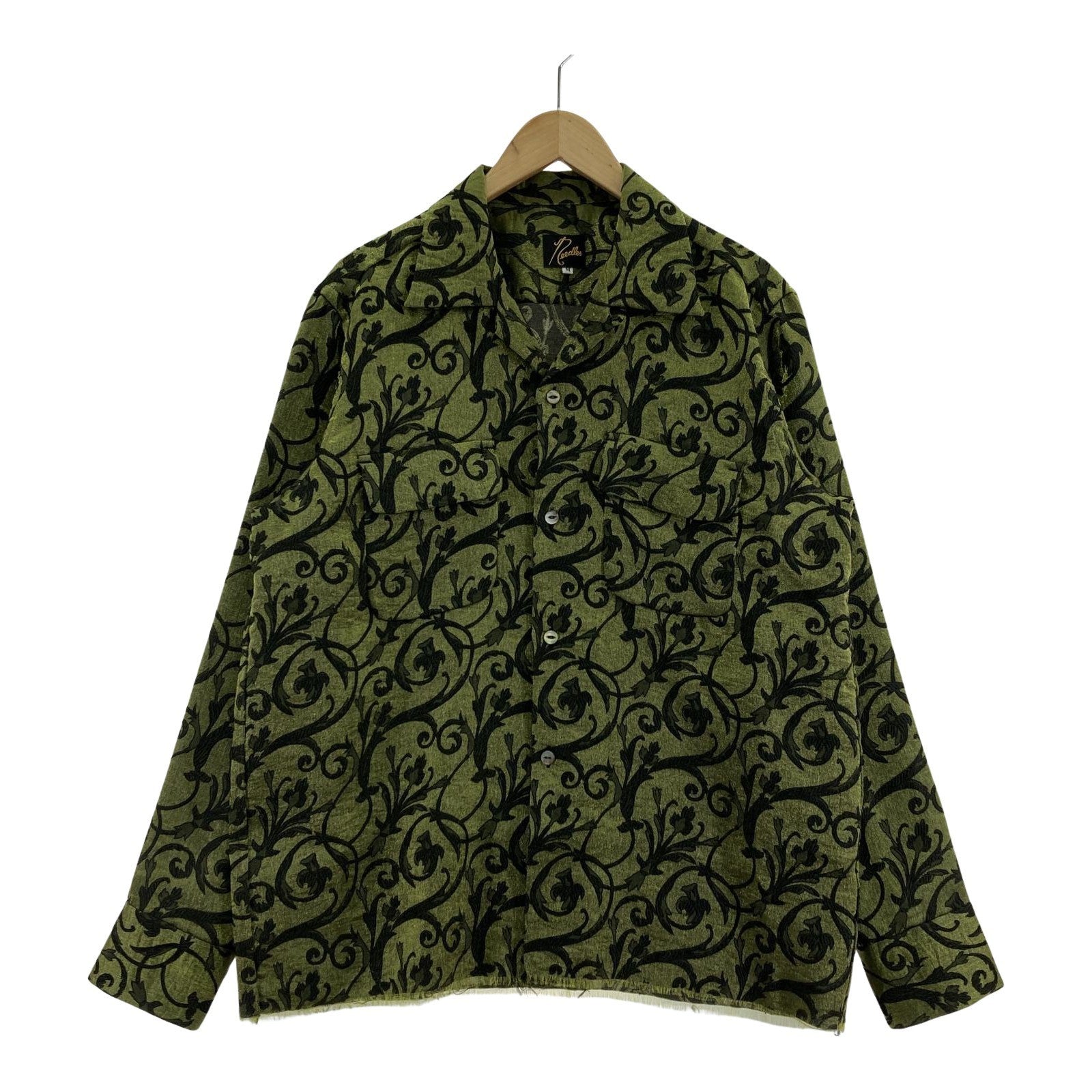 長袖シャツ Needles/C.O.B. Classic Shirt A M グリーン