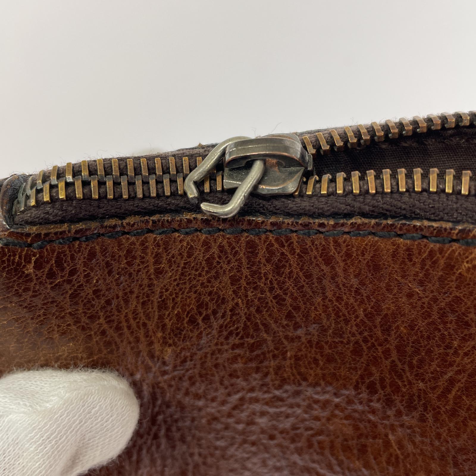 その他バッグ TOD’S レザーウエストポーチ 茶 ブラウン