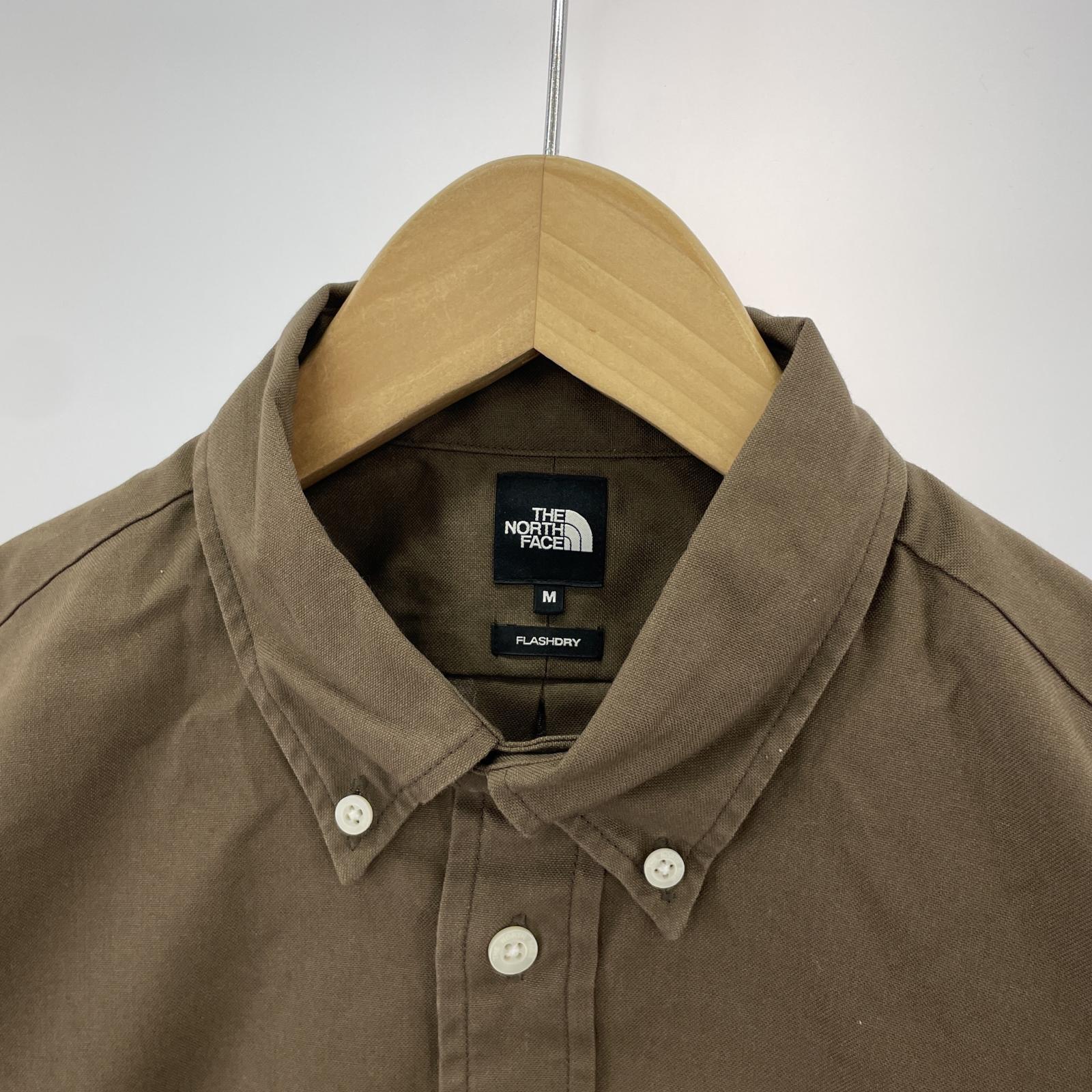 長袖シャツ THE NORTH FACE ロングッスリーブドームシ M ブラウン