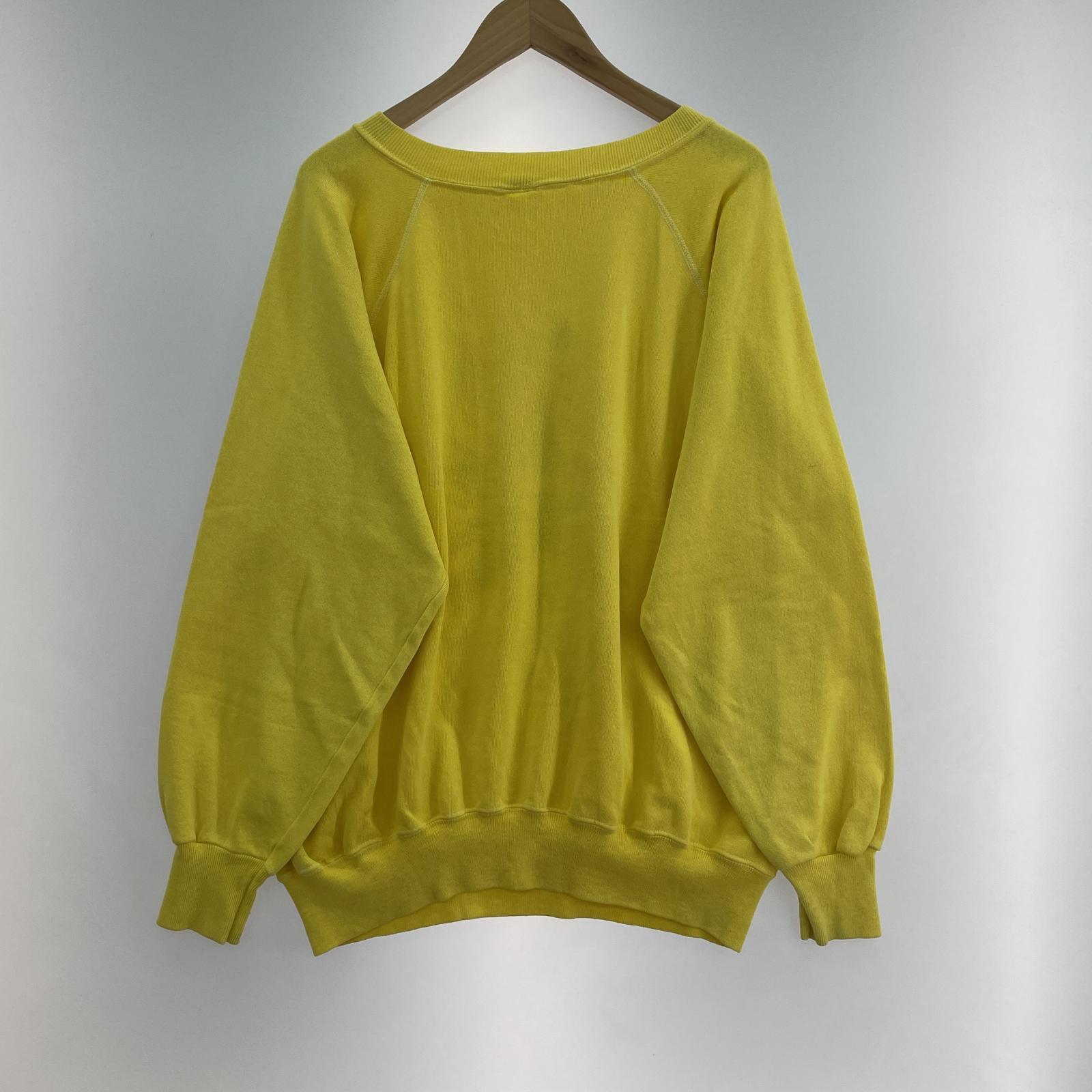 その他トップス OLD 80s頃 GRANDMA BRIGHTEST STAR スウェット イエロー