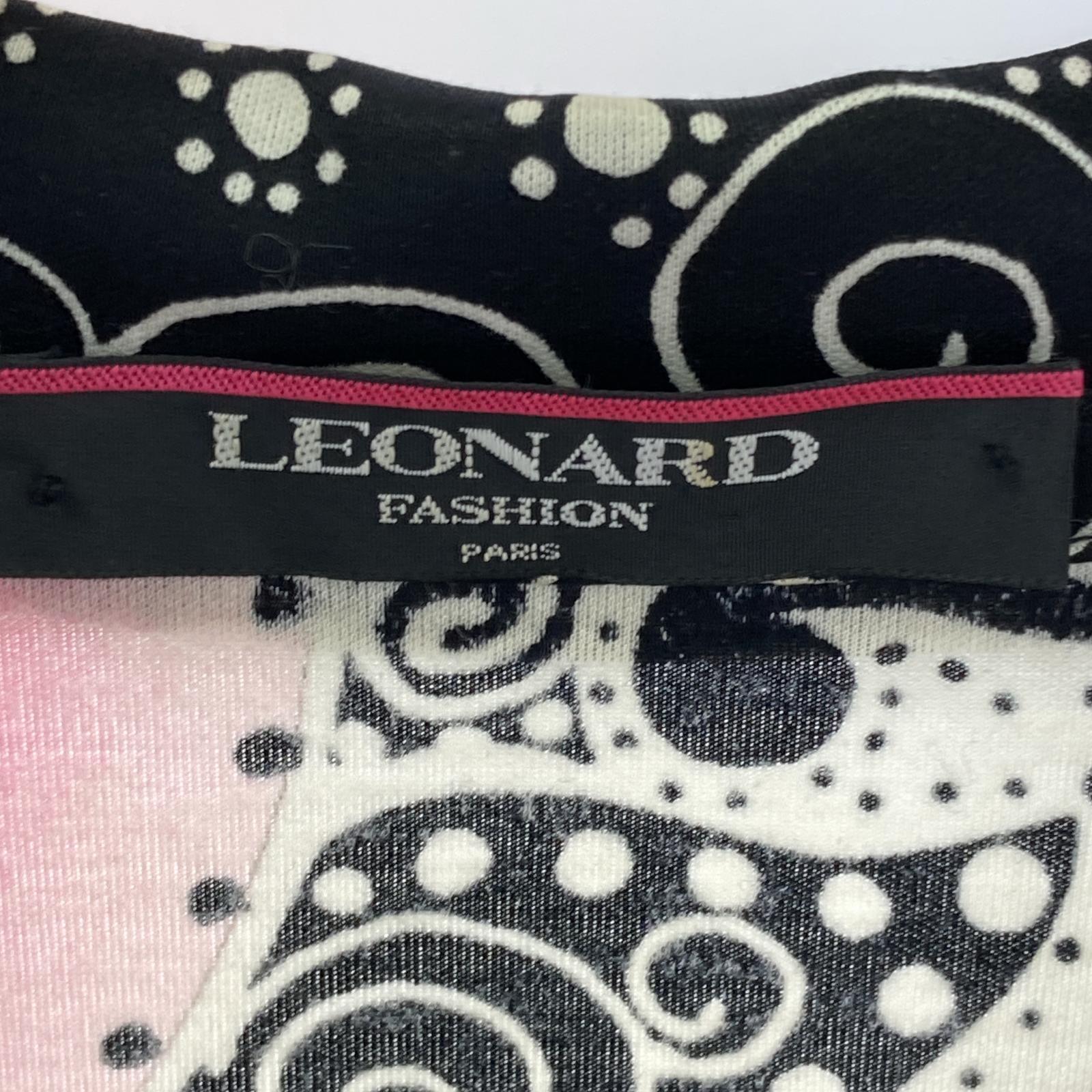 その他アウター LEONARD 総柄ジャケット ブラック LL マルチカラー
