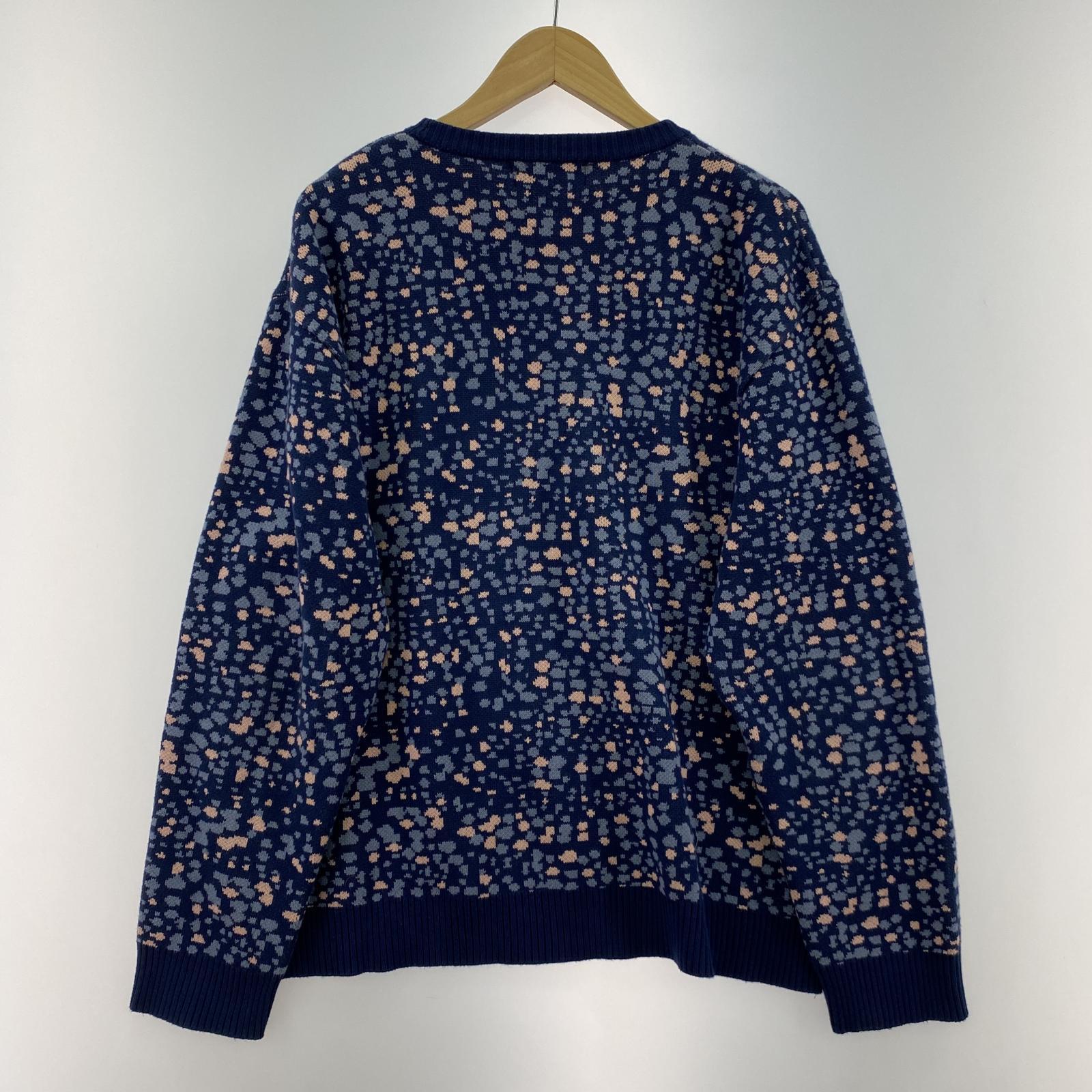 その他トップス BoTT paint sweater XL LL ネイビー