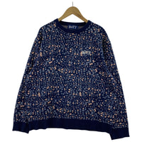 その他トップス BoTT paint sweater XL LL ネイビー