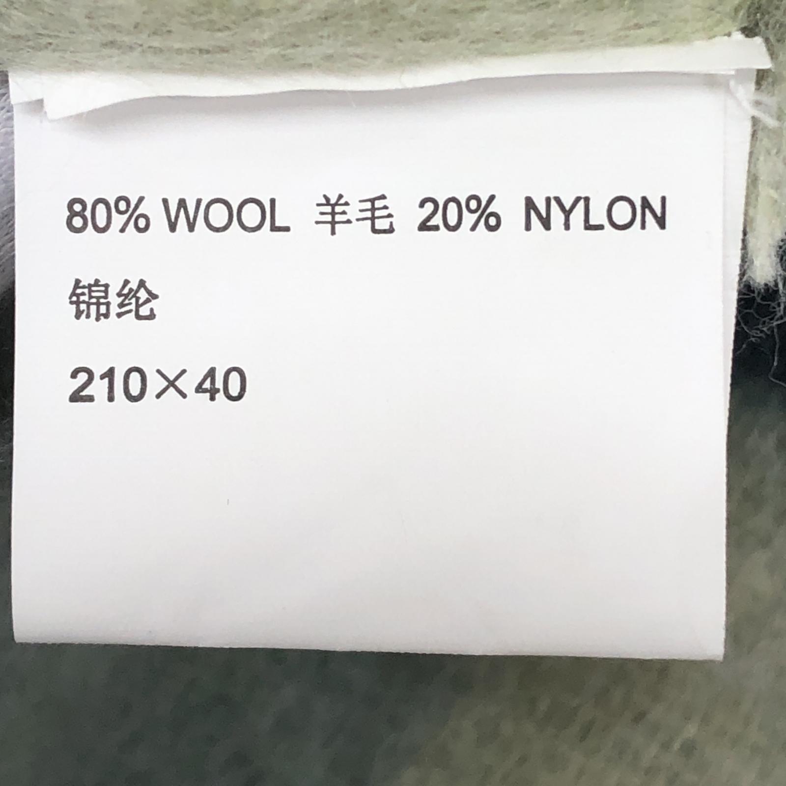 その他アクセサリー JIL SANDER 21AW ウールマフラー グリーン