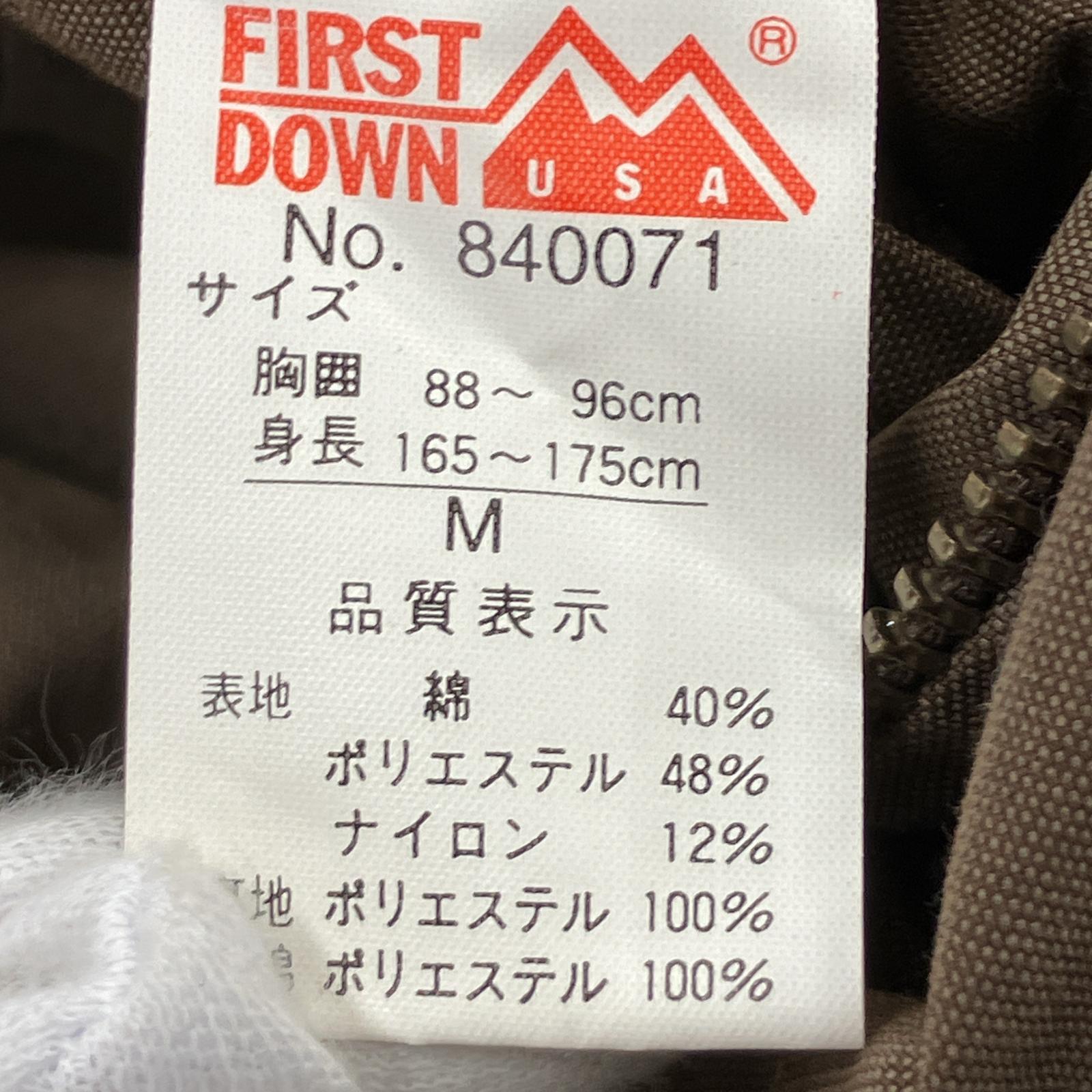 その他アウター FIRST DOWN 90s 中綿ジャケット ブラウン (M) M ブラウン