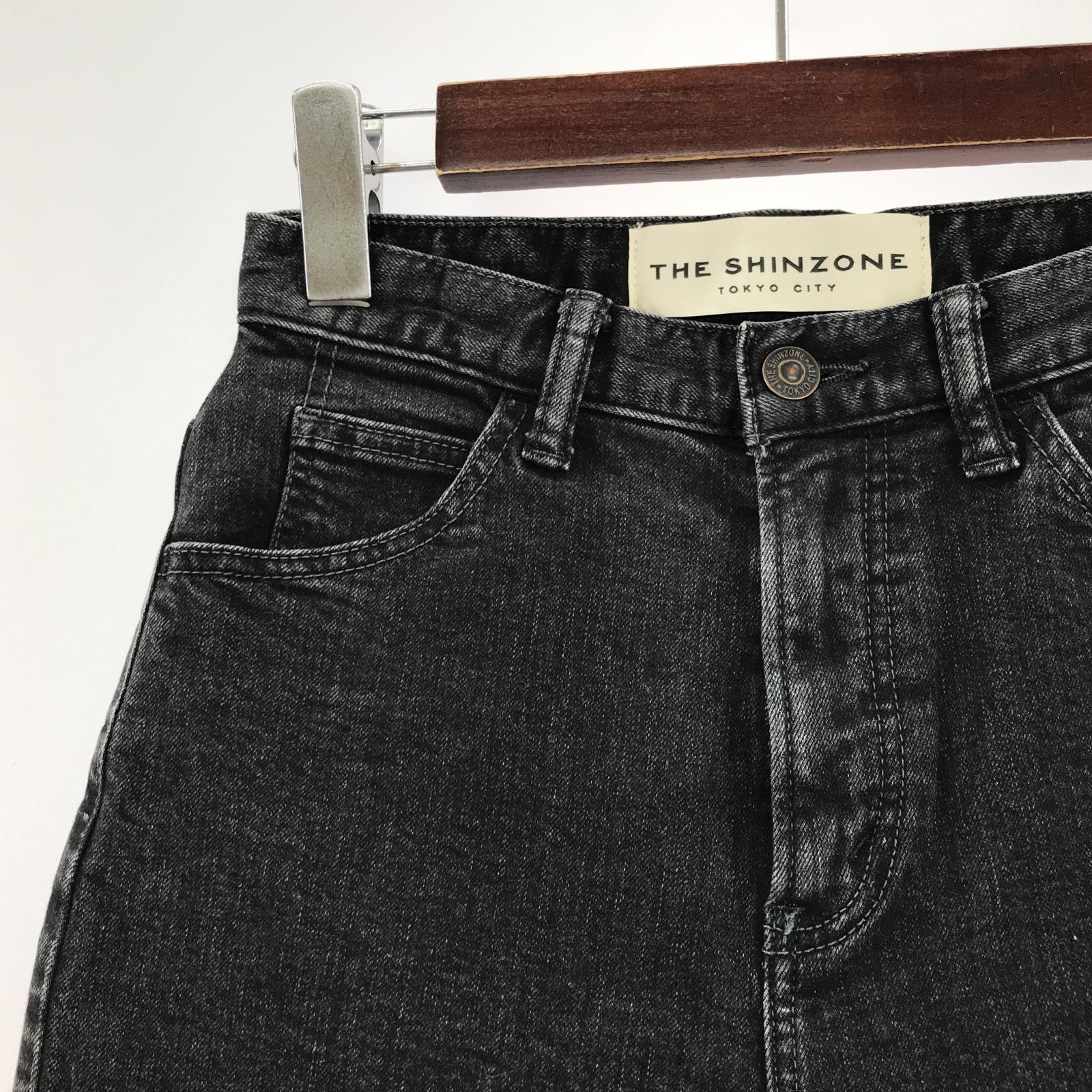 その他ボトムス THE SHINZONE ストレートデニムパンツ/ブラック ブラック