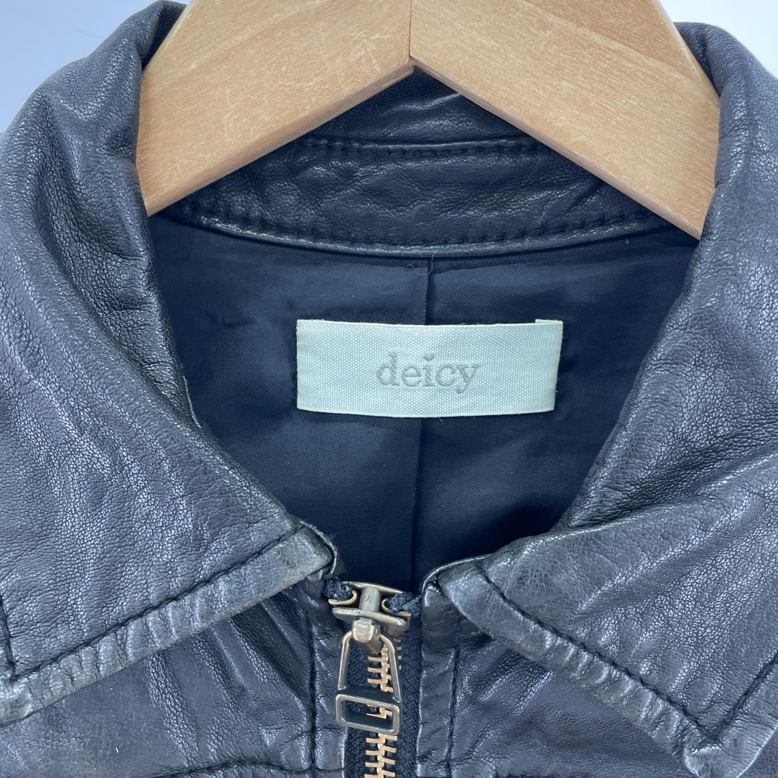 その他アウター deicy レザージャケット F ブラック